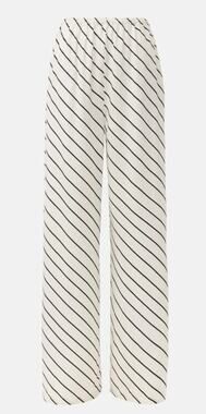 Summer Away Murcia Pants Striped High Rise Wide Leg Relaxed Fit Black & White L